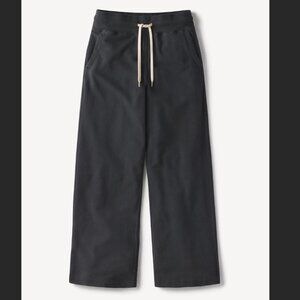 Buck Mason Vintage Interloop Wide Leg Sweatpant - Olive Green